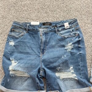 Just Blue shorts distressed 3x brand new with tags